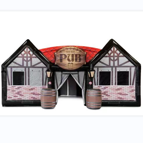 6x6x5m Outdoor Inflatable Pub Tent House Tiki Bar Pub Tent