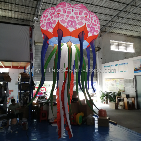 Attractive Led Lighting Decorating Inflatable Jellyfish Balloon Wedding Lighted Balloons