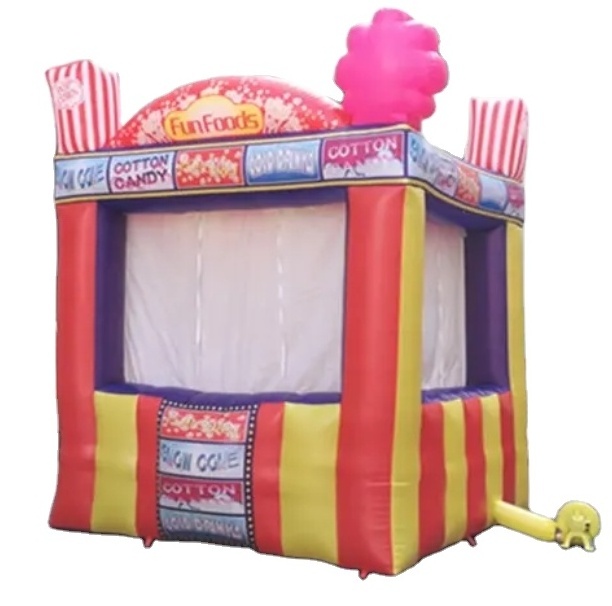 Factory Pvc Commercial Carnival Treat Shop Amusement Park Inflatable Ticket Tent