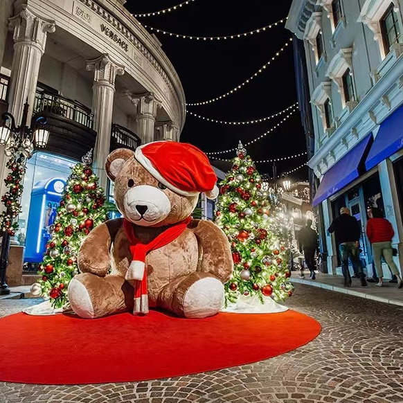 Giant Inflatable Toy,Christmas Inflatable Plush Bear,Holiday Inflatables