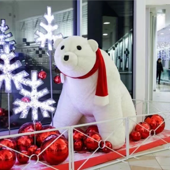 Giant Inflatable Animals Plush Inflatable Bear Christmas Inflatable Toy