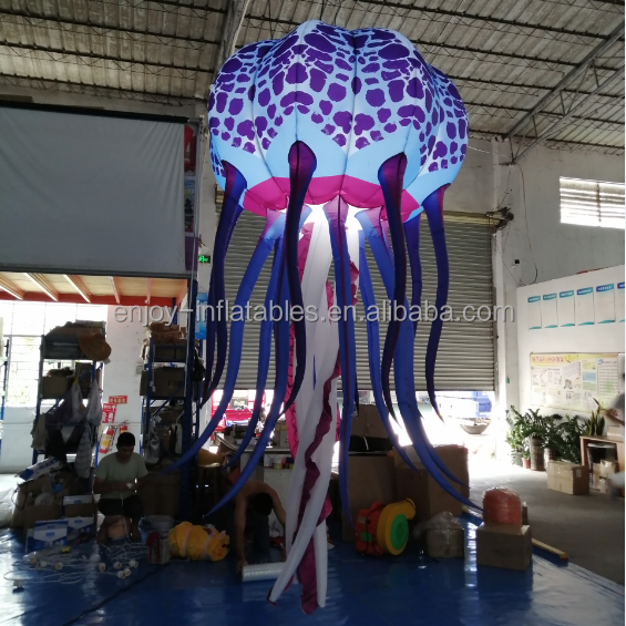 Attractive Led Lighting Decorating Inflatable Jellyfish Balloon Wedding Lighted Balloons