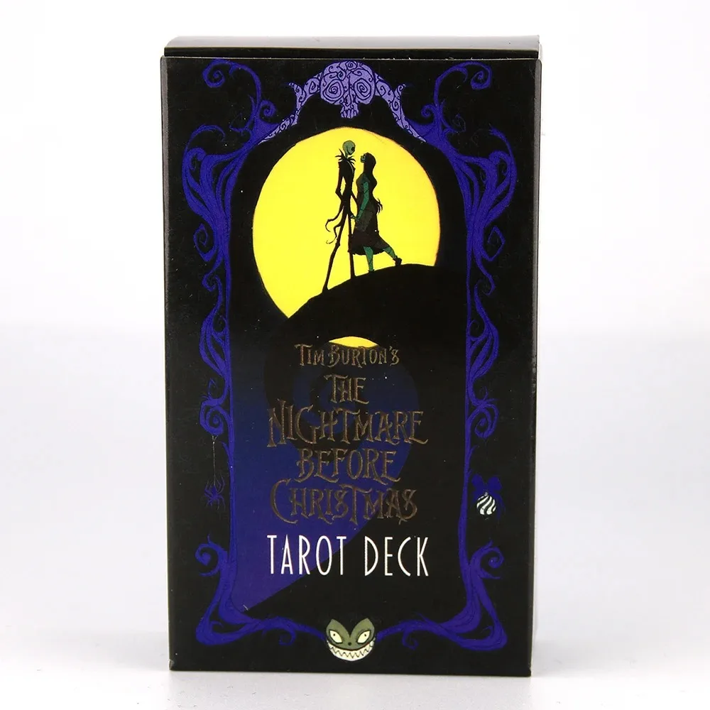 12x7 Big Size The Nightmare Before Christmas Tarot Deck Cards And Guidebook Explore Your Past Present And Future From Halloween