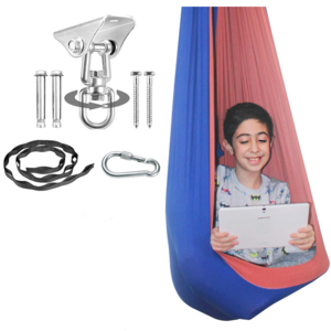 Sensory Swing Indoor 360 Swivel Hanger Hardware Double-Layer  Hammock Swings for Kids to Play