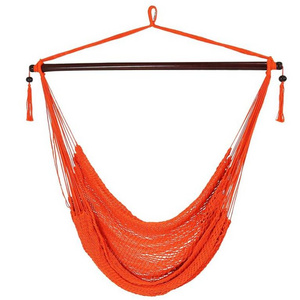 new design patio swings macrame garden outdoor indoor swing hanging manufacturers cotton hammock chair stripe