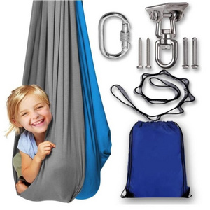 ENJOY Sensory Swing Double Layer Therapy Swing with 360 Swivel Hanger Healing Relaxing Cuddle Sensory Swing