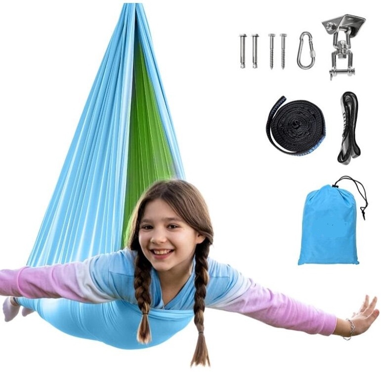 ENJOY high quality awesome Sensory swing vestibular input Therapy yoga Hammock Swing for Kids