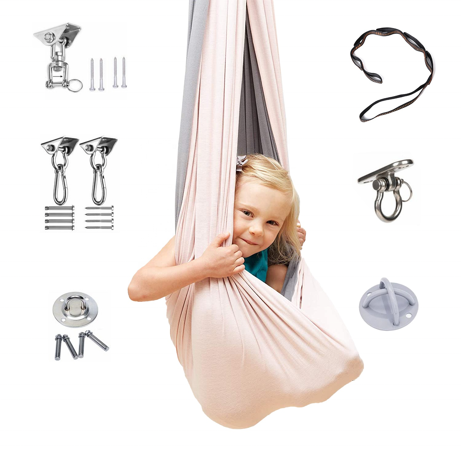 Hammock Indoor Therapy Swing for Kids ( below 80kg) Sensory Hammock