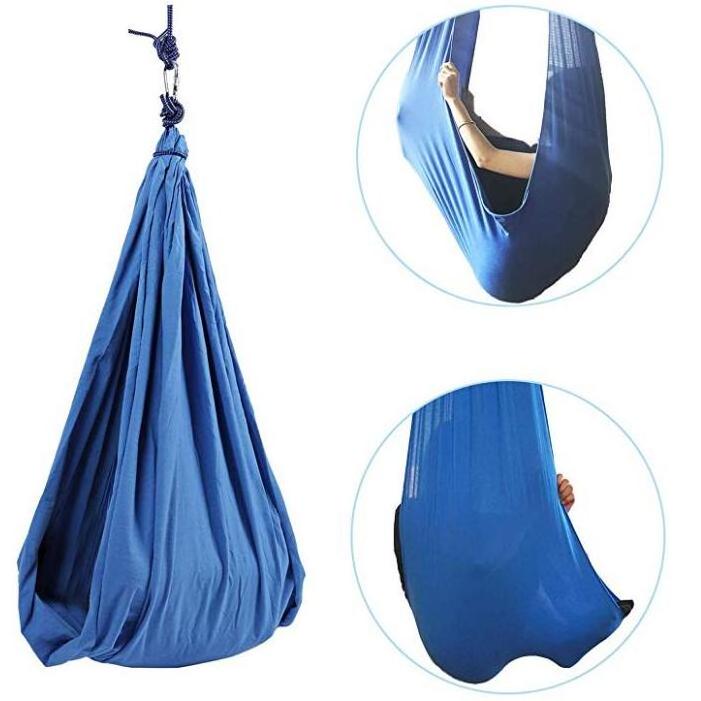 Indoor or outdoor hanging kids chair therapy sensory integration swing set hammock