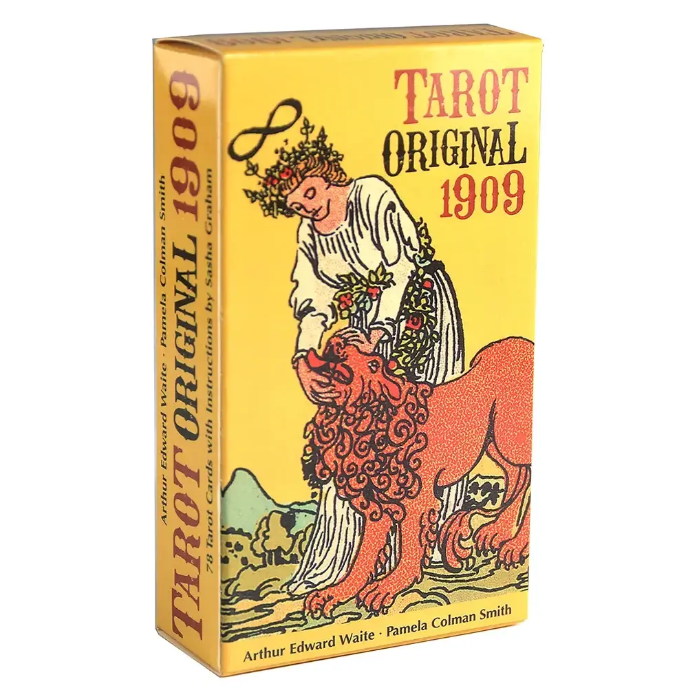 Tarot Original 1909 Travel version Pocket Zize Tarot Cards For Beginners With Meanings On Them Keywords Reversed 78 Cards Tarot