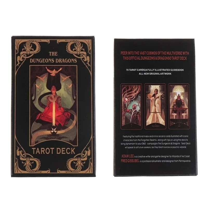 Tarot Cards, The Dungeon & Dragons Tarot Divination Game Card Party Favor Board Game Fun Game Oracles Card for Beginner