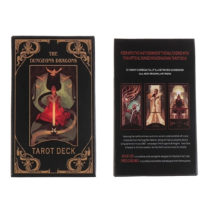 Tarot Cards, The Dungeon & Dragons Tarot Divination Game Card Party Favor Board Game Fun Game Oracles Card for Beginner