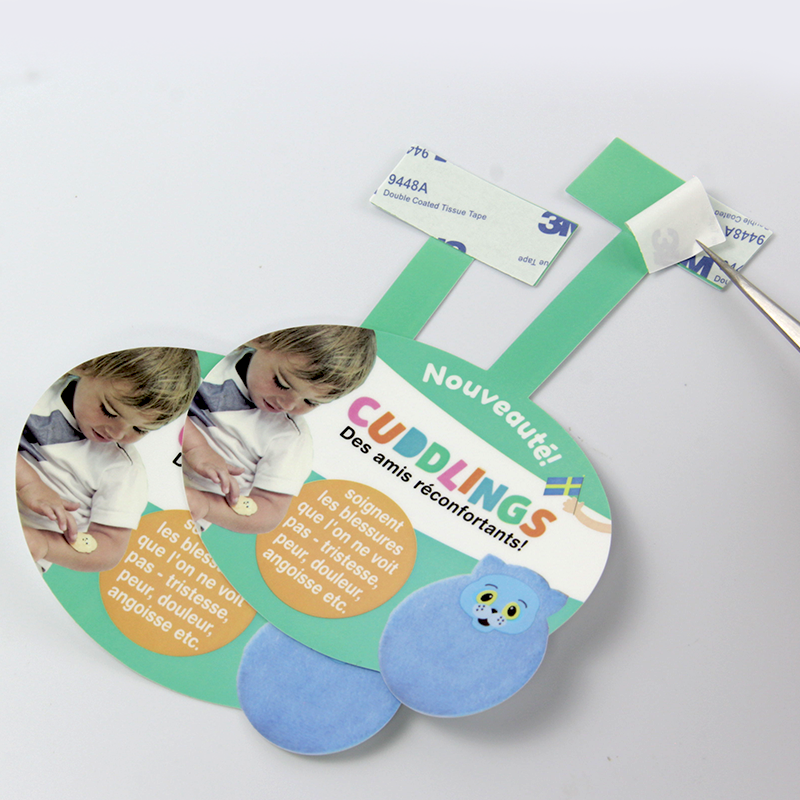 Custom High Quality Plastic Swing Strip Display Shelf Wobbler For Supermarket Advertising