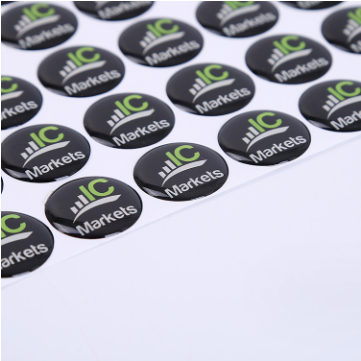 Custom Adhesive Design Logo Printing Sticker Round Resin Crystal Label Dome 3d Custom Epoxy Sticker