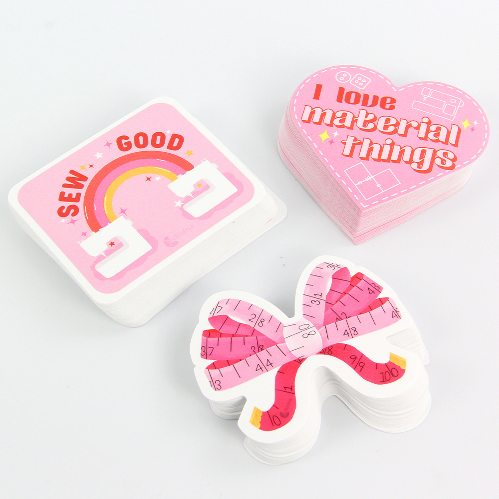 Adhesive Label Maker Custom I Love You Waterproof Vinyl Red Sticker Printing Heart Self Love Stickers