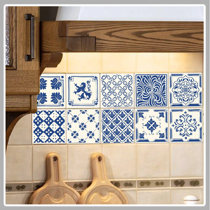 Removable Oil Proof Kitchen Wall Decoration Tiles Sticker Bathroom Tile 3D Pvc Waterproof Wall Sticker