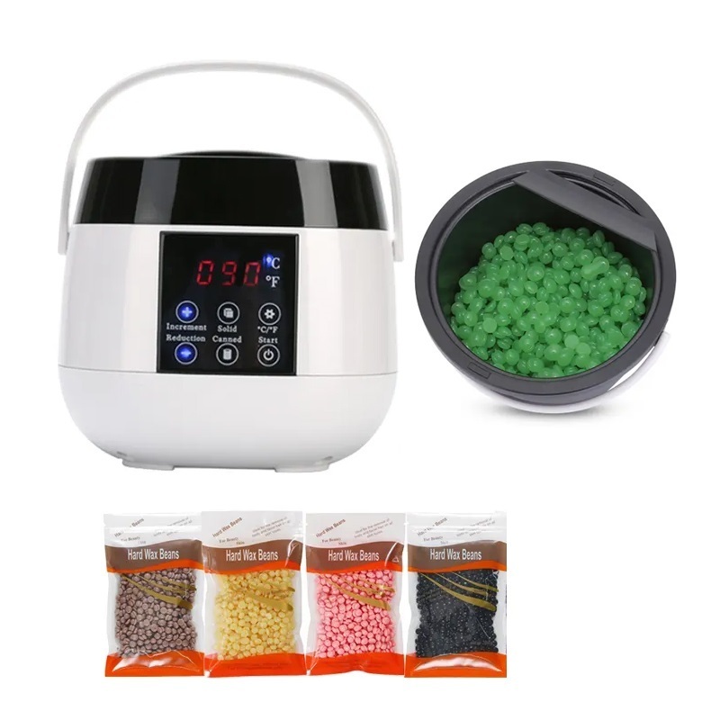 Wax Heater Machine for Hair Removal Paraffin Warmer Depilation Kit Waxing Melting Depilatory Dipping Pot