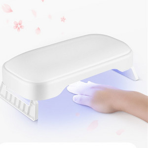 48W 2-In-1 Pu Leather Hand Pillow 30 Leads Led Gel Uv Nail Dryer Fast Salon Tools Uv Nail Lamp