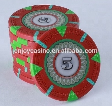 NEW $25 Green Casino Professional 13.5 Gram Clay Poker Chip