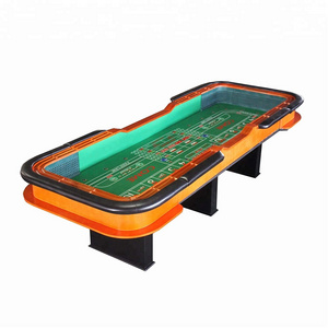 12' Deluxe Craps Dice Table with Diamond Rubber Green Craps Table