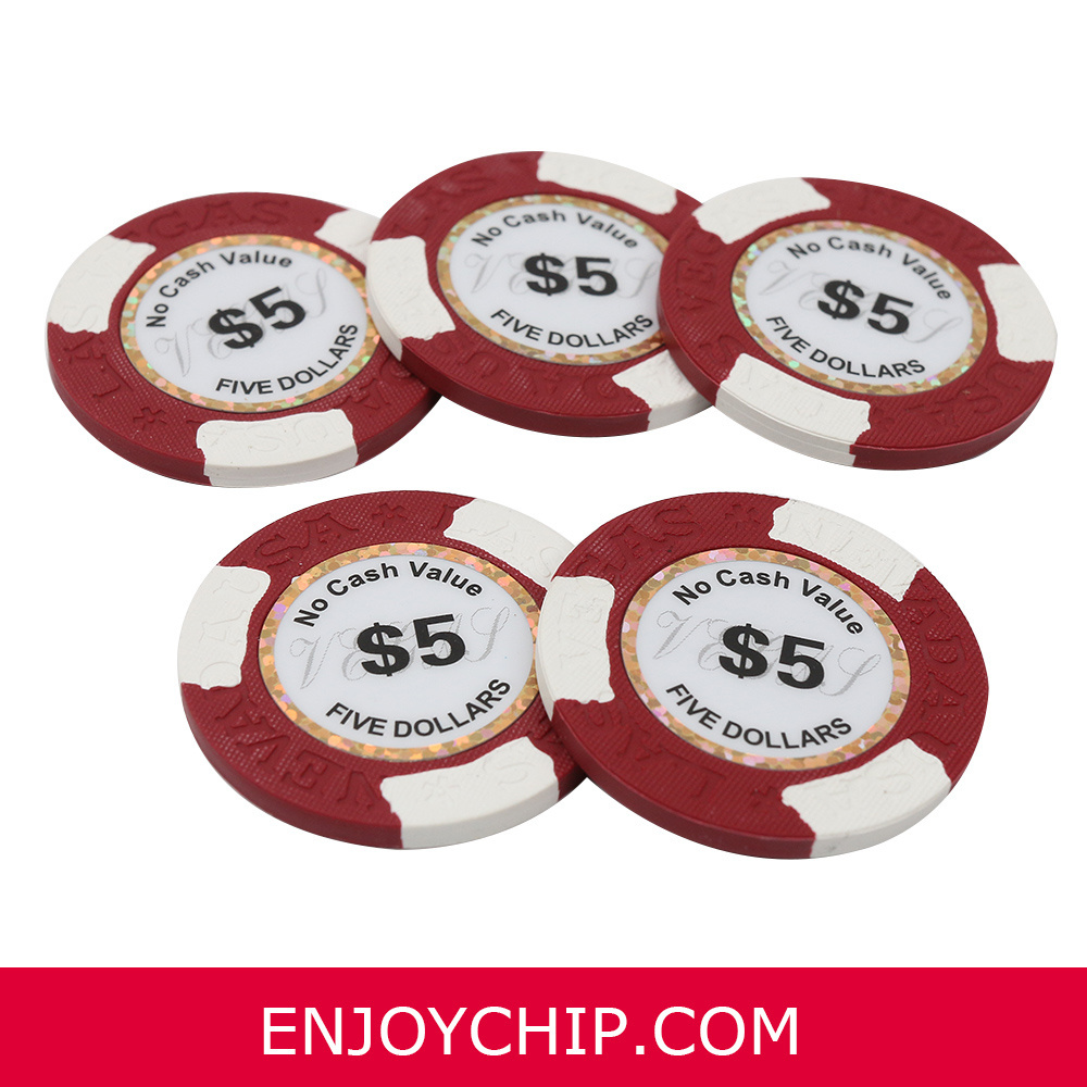 14G Las Vegas Nevada USA clay poker chip