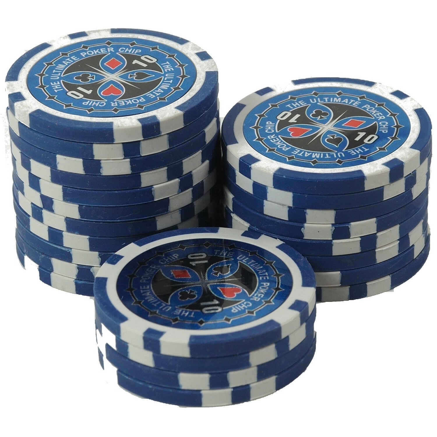 Poker Chips 13.5g Custom Metal Core Casino Ultimate 1 to 50000