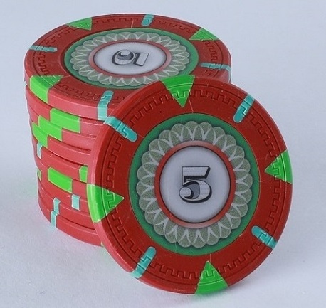 NEW $1 White Casino Professional 13.5 Gram Clay Poker Chips