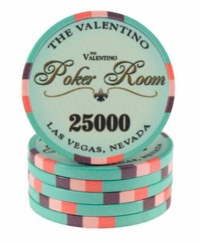 Comfortable 10G Custom Ceramic VALENTINO POKER CHIPS