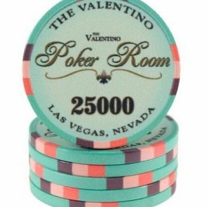 Comfortable 10G Custom Ceramic VALENTINO POKER CHIPS