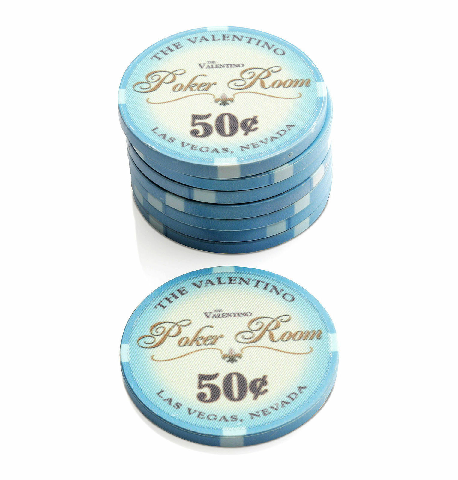 Comfortable 10G Custom Ceramic VALENTINO POKER CHIPS