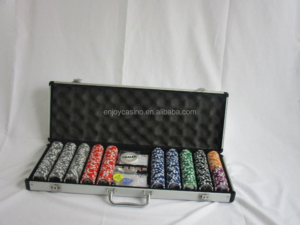 500pc 14 Gram Yin Yang Design Poker Chip Set