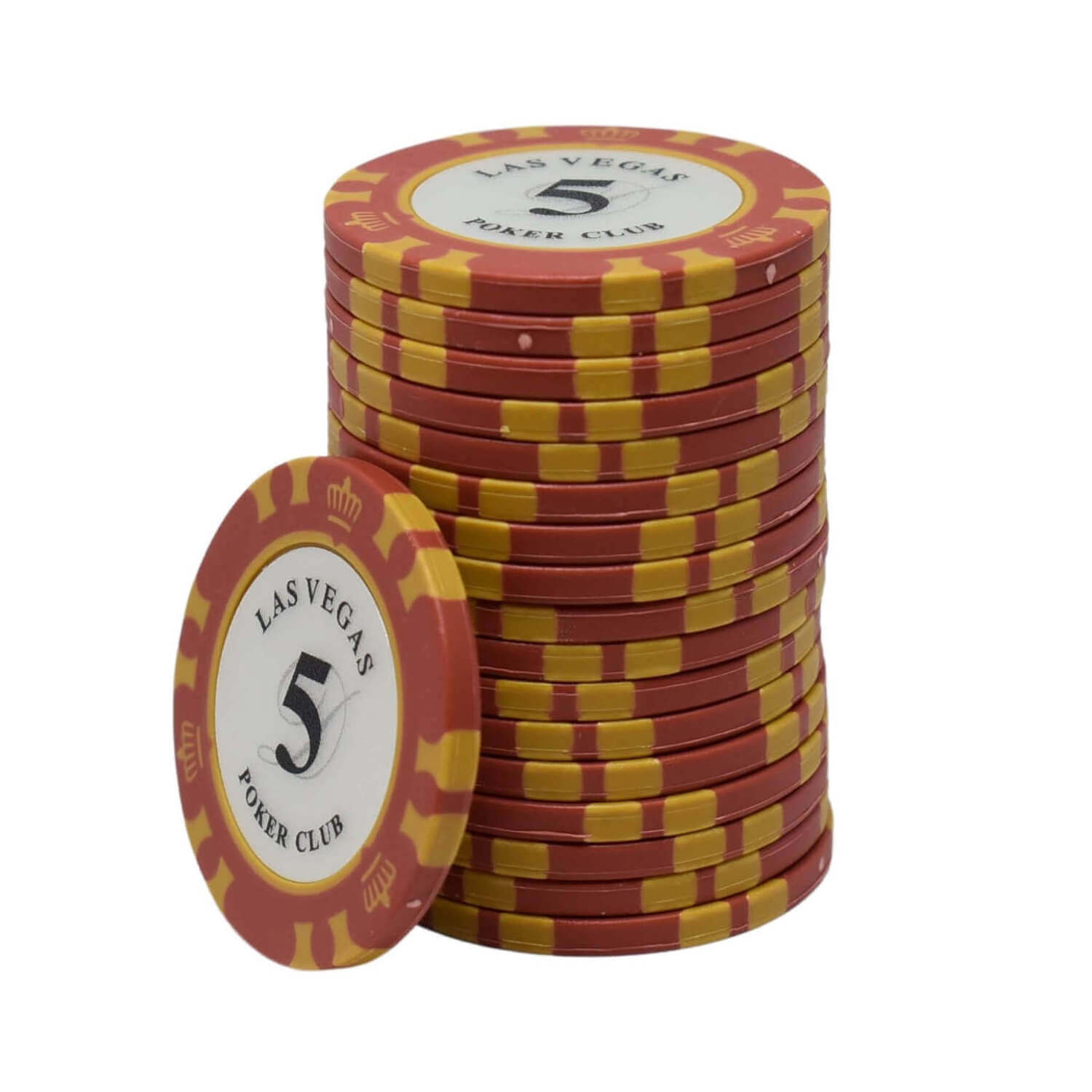 13.5 Gram Las Vegas Poker Club Clay chips