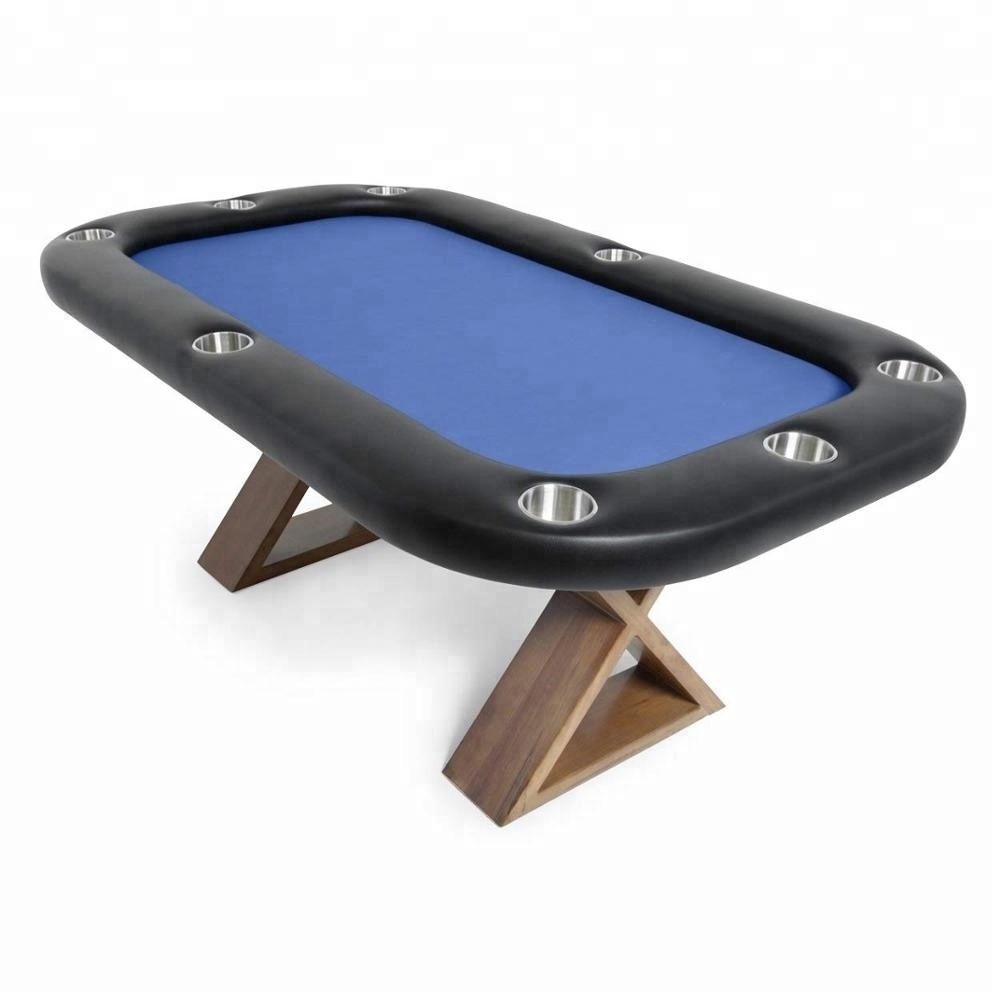 Poker Table for 8 Players, 72 x 46-Inch, Includes Matching Dining Top