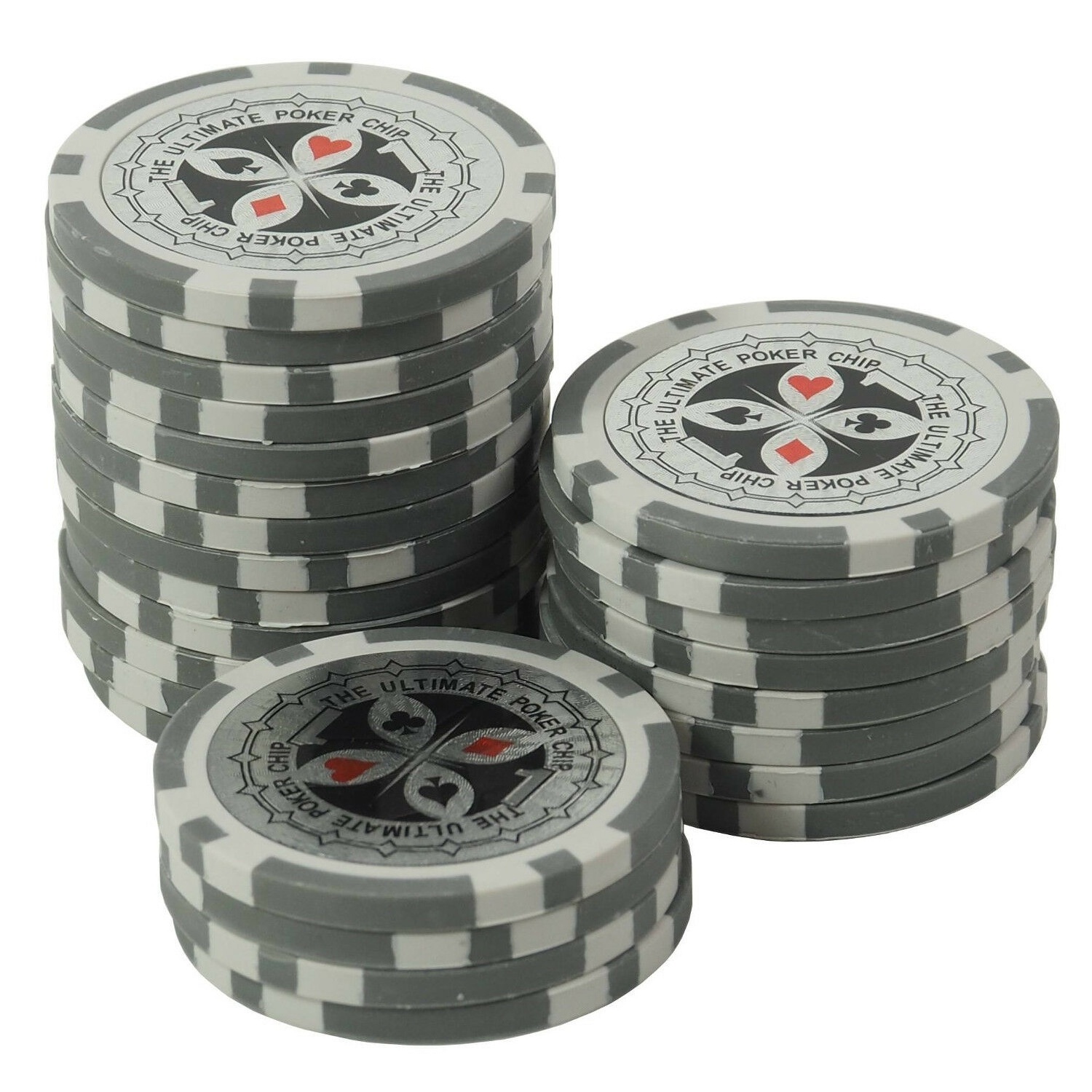 Poker Chips 13.5g Custom Metal Core Casino Ultimate 1 to 50000