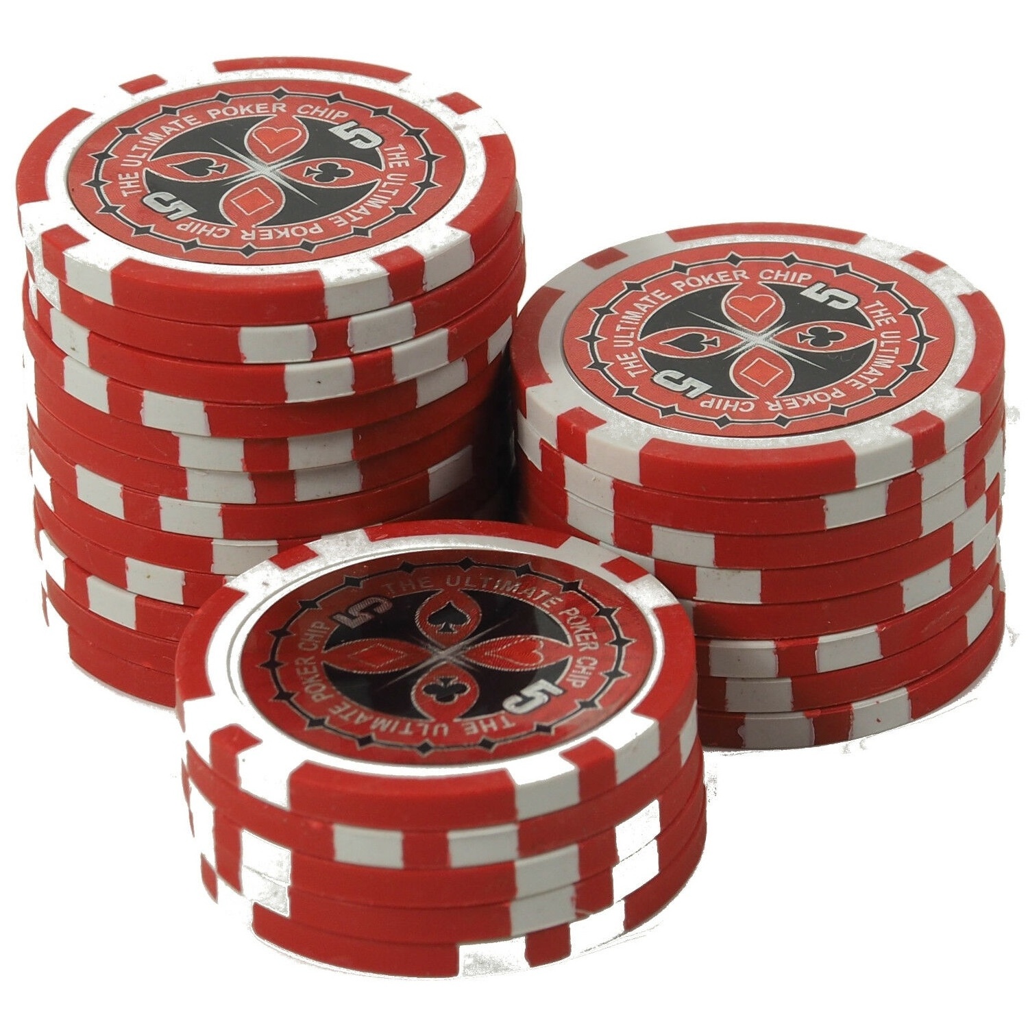 Poker Chips 13.5g Custom Metal Core Casino Ultimate 1 to 50000