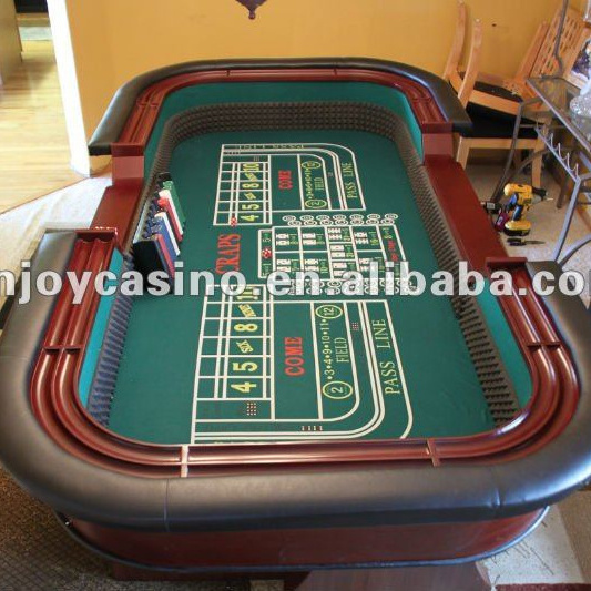 96 INCH Casino Portable Professional Craps Poker Table