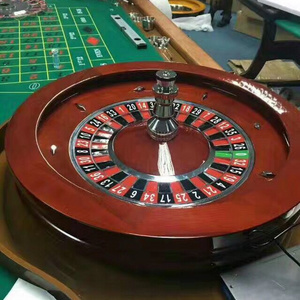 Baccarat Texas Poker Blackjack Gambling Products High quality Solid wooden 32 inch Solid Wood Professional Casino Roulette Wheel