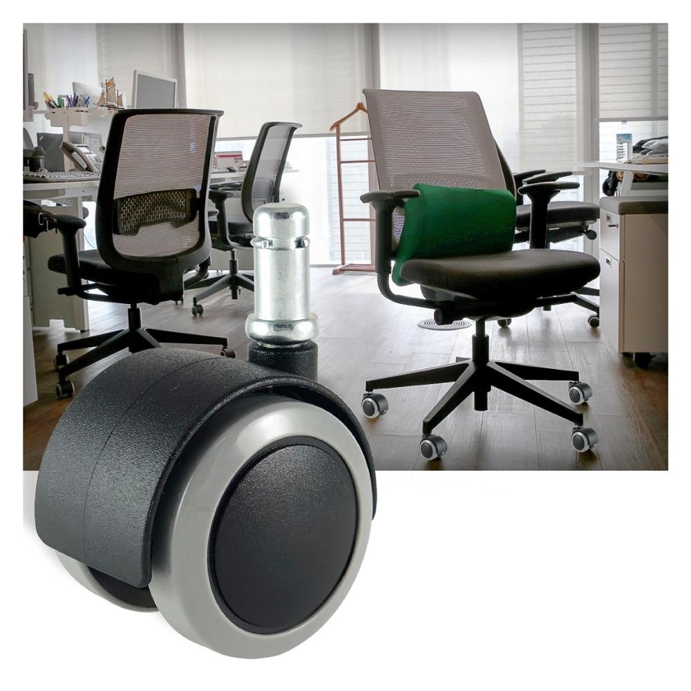 Smooth silent PU chair caster for Office chair