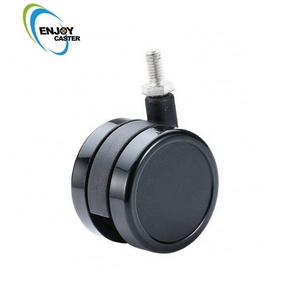 Polyurethane furniture casters for hardwood floors