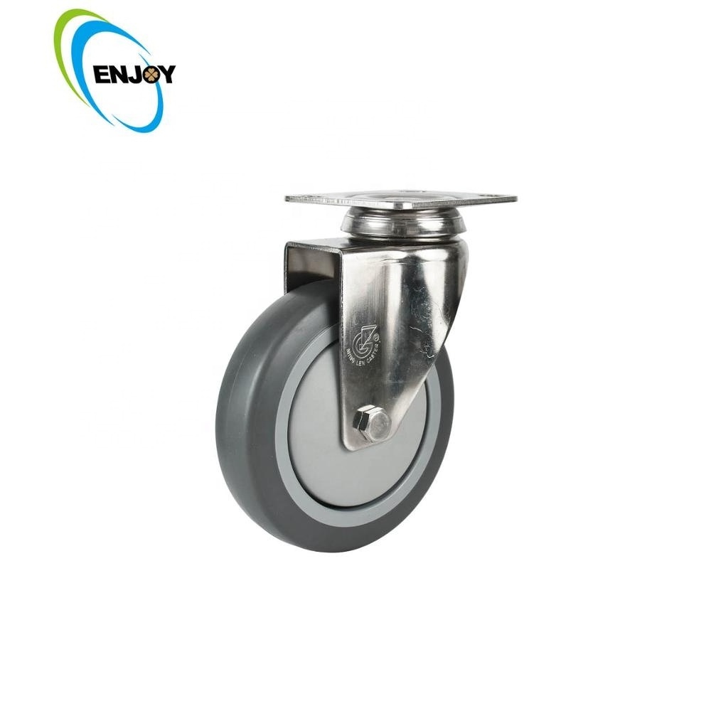 Rubber Luggage Wheel Trolley Caster Wholesales