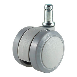 Socket-mounted Polyurethane caster wheel