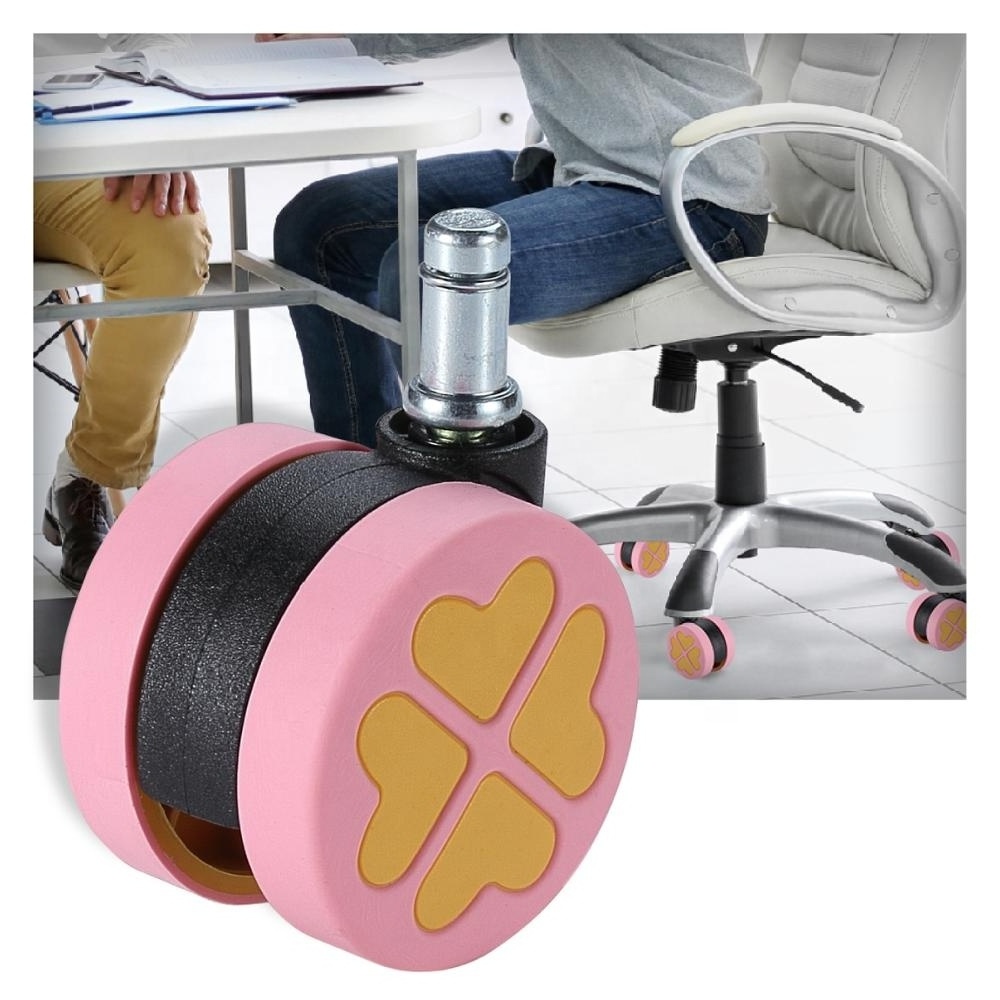 Furniture casters wheels using for hardwood floor