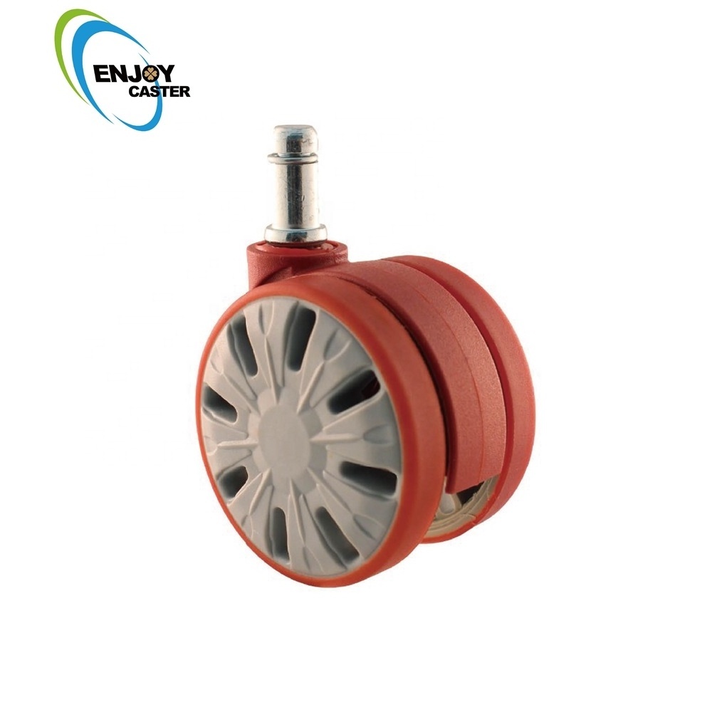 65mm twin furniture caster wheel factory supplier