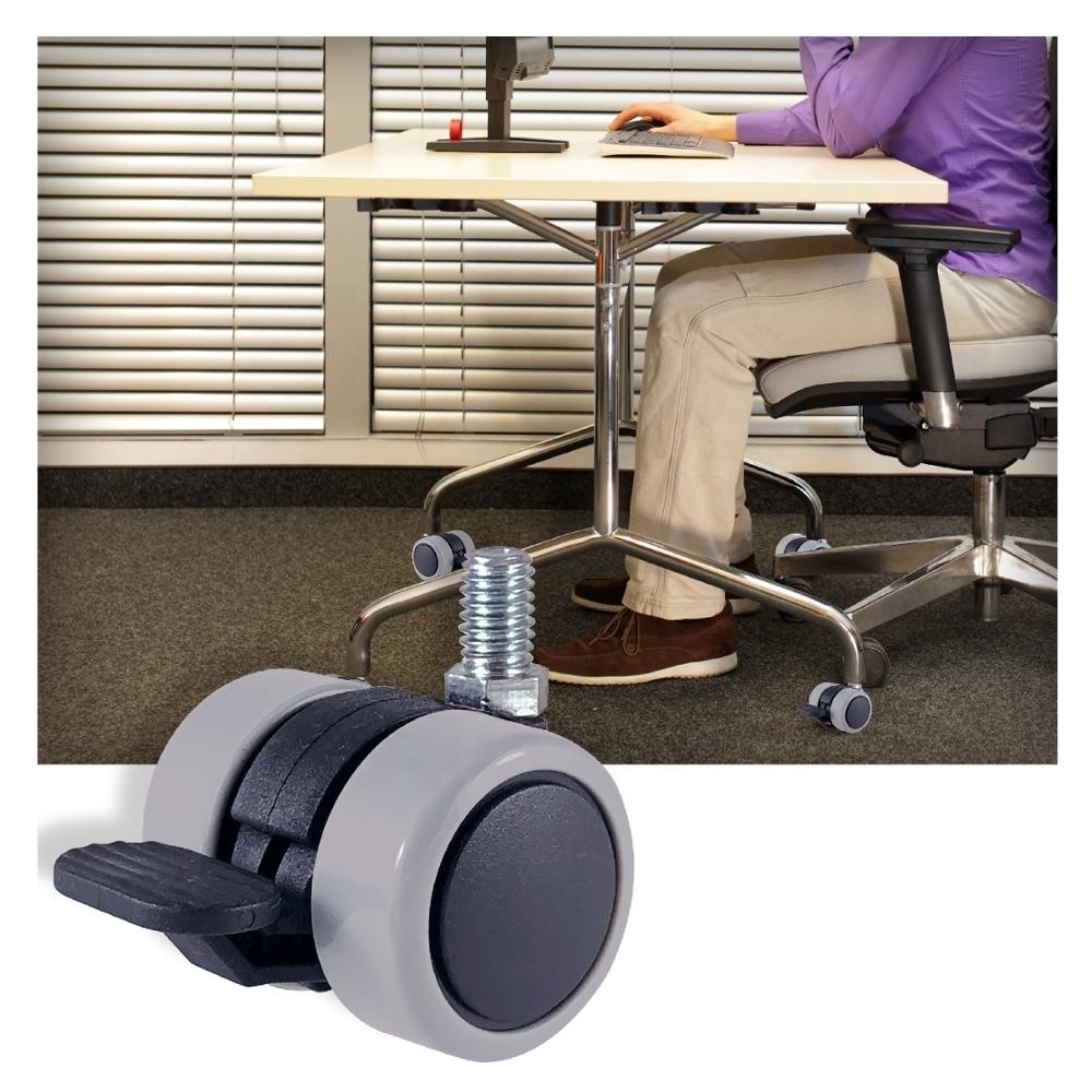 Polyurethane phenolic table casters and wheels