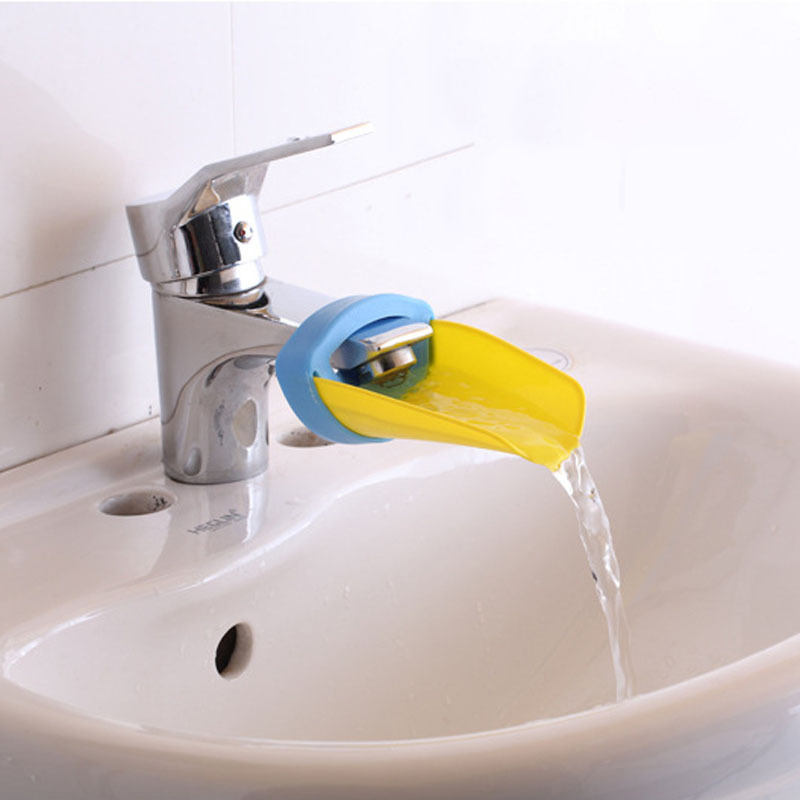 Children'S Auxiliary Hand Washer Cartoon Sink Faucet Extender Kitchen Faucet Spout Extension