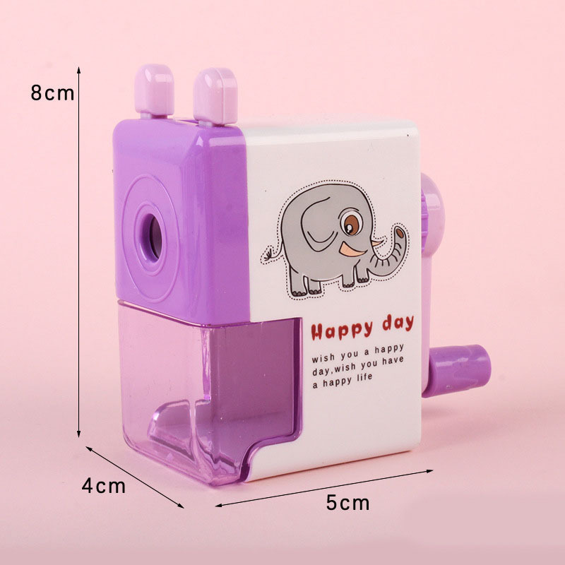 Creative Cute Cartoon Automatic Pencil Sharpener Students Learn Stationery Children's Pencil Sharpener Mechanical