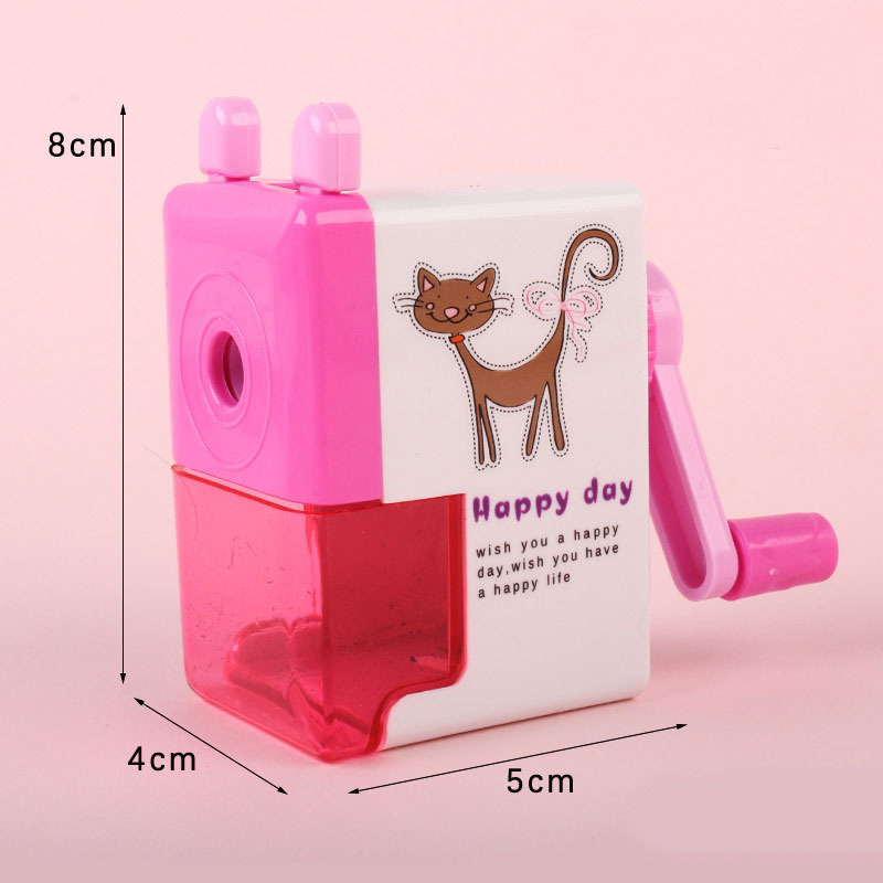 Creative Cute Cartoon Automatic Pencil Sharpener Students Learn Stationery Children's Pencil Sharpener Mechanical