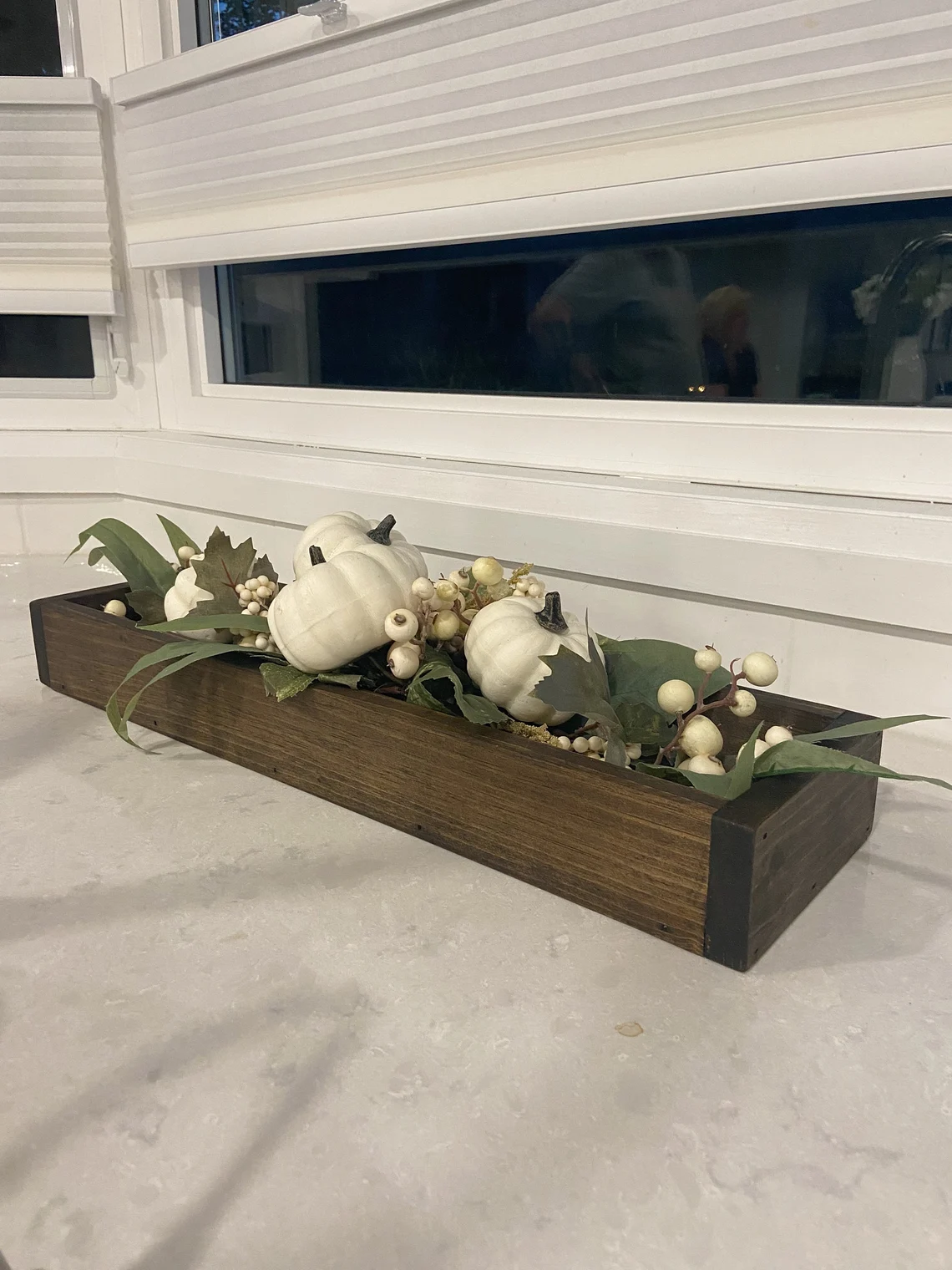 Candle Holder 3-Pillar Black Metal with Rustic Wood Tray and Handles, Tabletop/Mantel Centerpiece Farmhouse Candle Tray