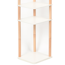 Hot-selling custom vertical fashion wooden shoe storage rack