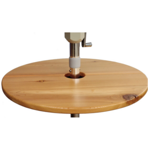 Umbrella pole table tray patio pool drink shelf stand Adjustable free standing Wood Table Umbrella Base Tray Parasol Table